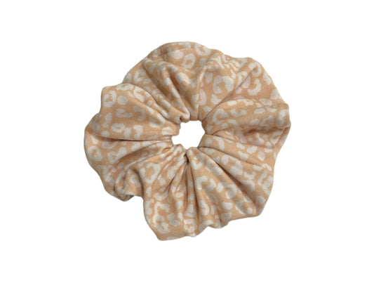 Neutral Leopard Scrunchie