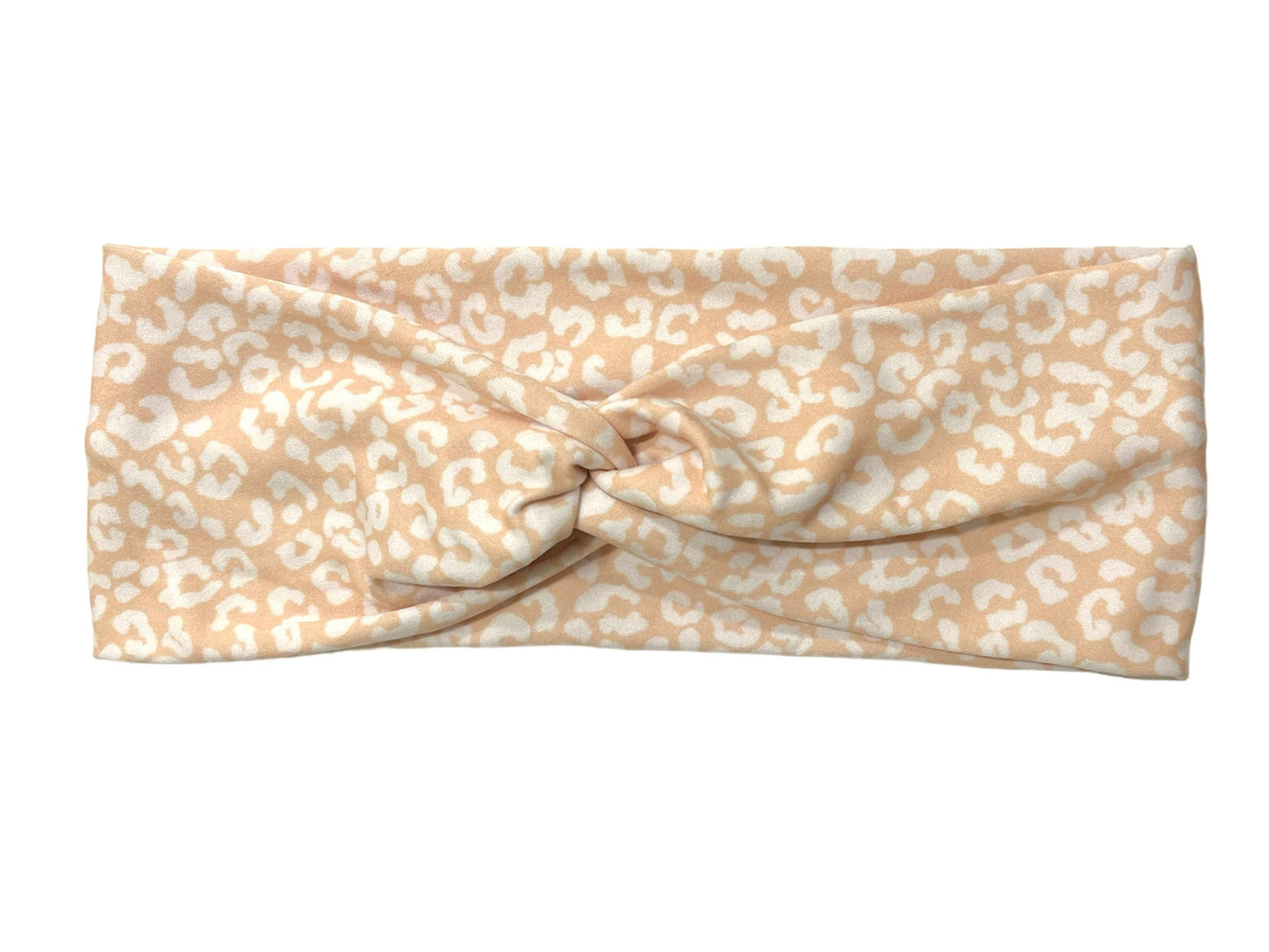 Neutral Leopard Twist Super Soft Headband