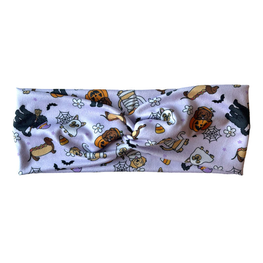 Spooky Dogs Halloween Twist Super Soft Headband