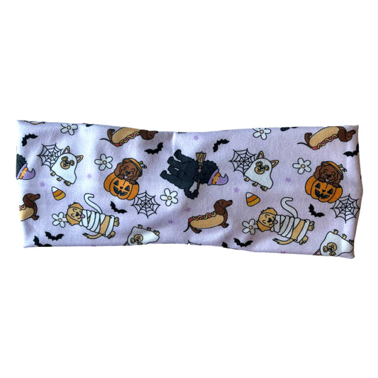 Spooky Dogs Halloween Twist Super Soft Headband