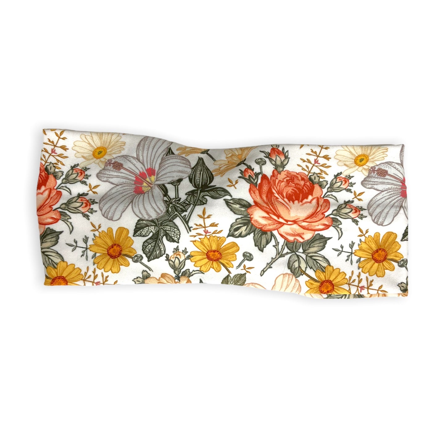 Vintage Floral Twist Super Soft Headband